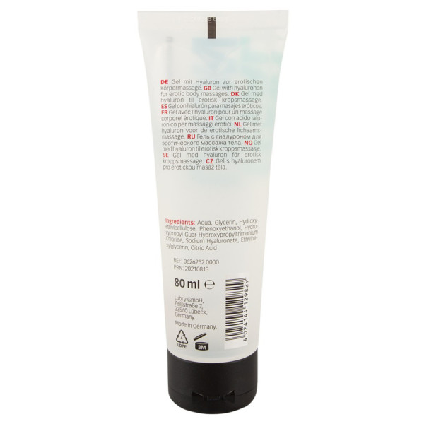 Lubrifiant à base d'eau et d'hyaluronate de sodium 80 ml 